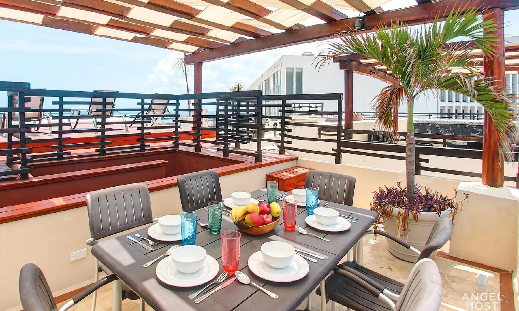 Holiday home Beachfront Penthouse Oceanview Rooftop And Pool Playa del Carmen Mexico