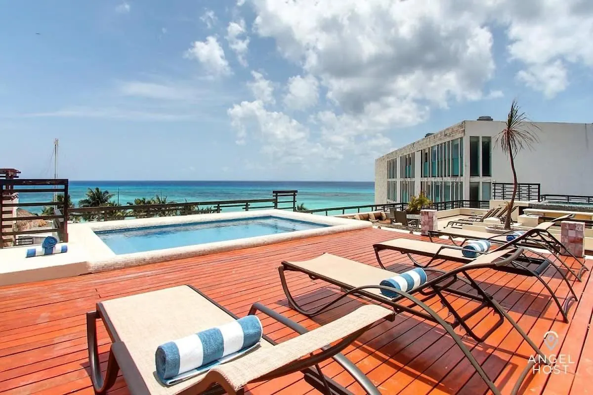 Beachfront Penthouse Oceanview Rooftop And Pool Πλάγια Ντελ Κάρμεν Μεξικό